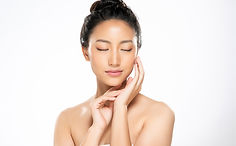 Glatte glänzende Haut