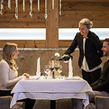 Romantic dinner in the restaurant