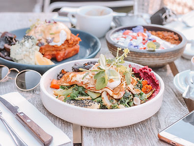 Mise en place de la table de brunch