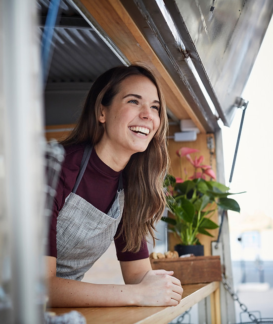 Smiling Woman Vendor