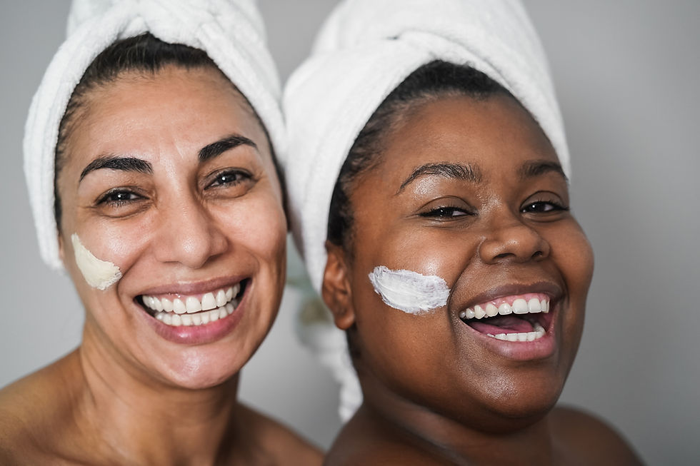 Two Women Smiling