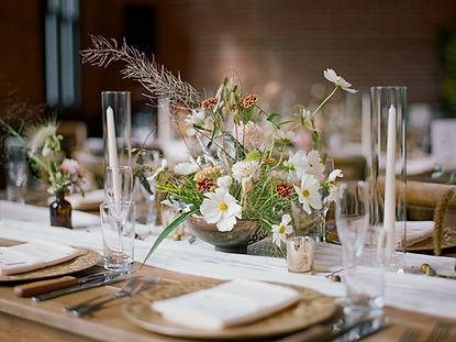 Floral Table Setting