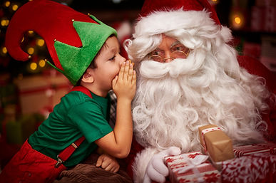 Santa and Elf Whisper