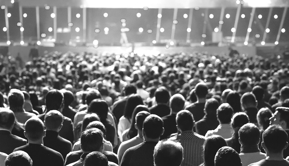 Foule de la conférence
