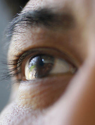 Eyes close up