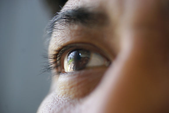Eyes close up