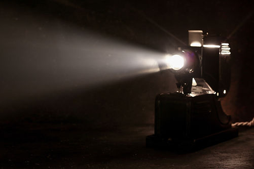 Vieux projecteur de cinéma