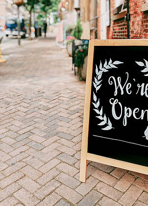 We_re Open Signage
