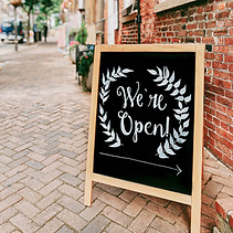 We_re Open Signage