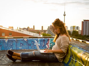 Woman with Laptop