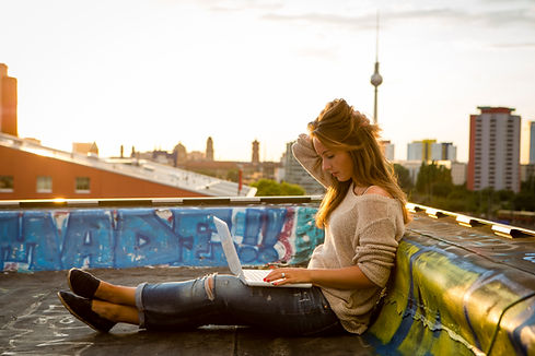 Woman with Laptop
