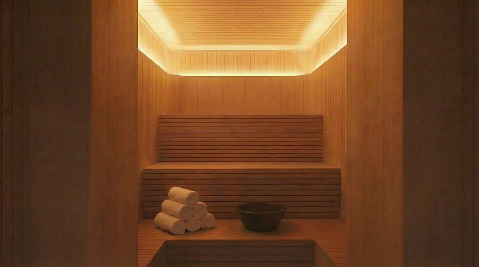 Wooden Sauna Interior