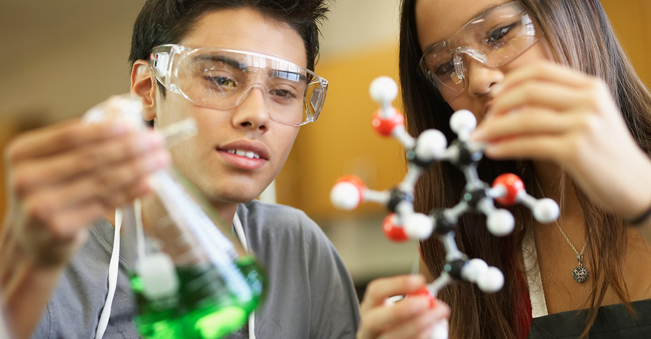 Students in a Science Class