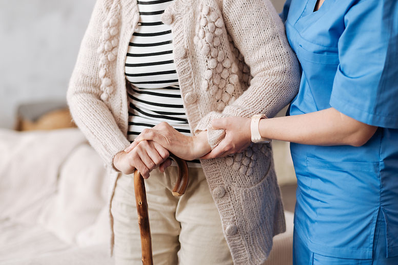 Patient et infirmière
