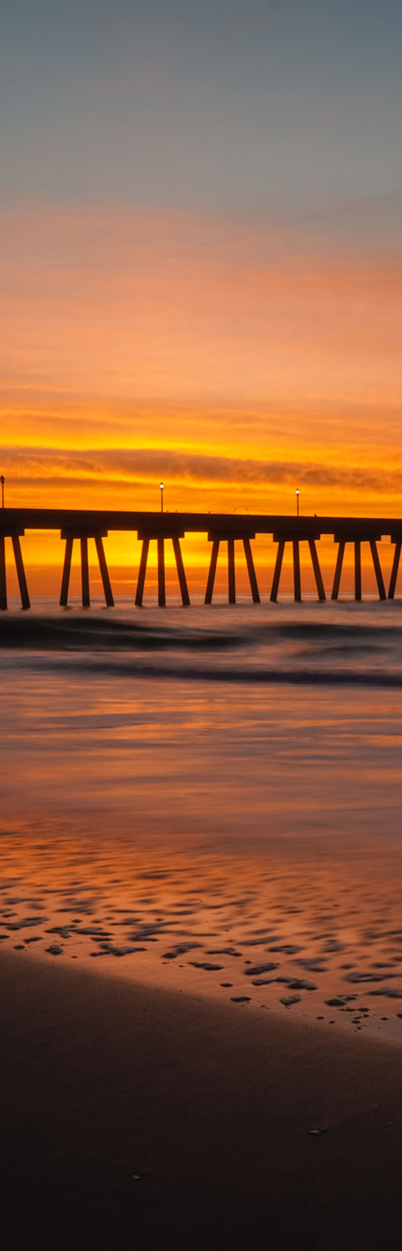 Sunset Over Pier