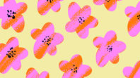 Fleurs roses