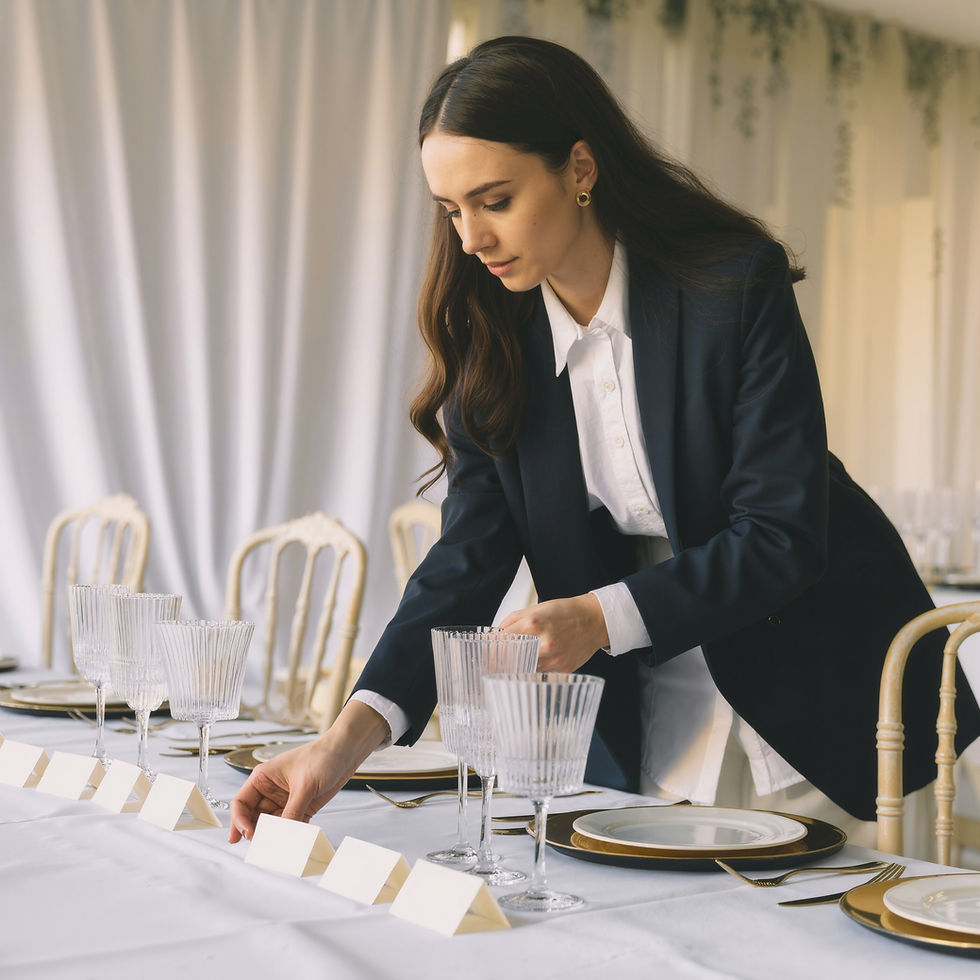 Table Setting Scene