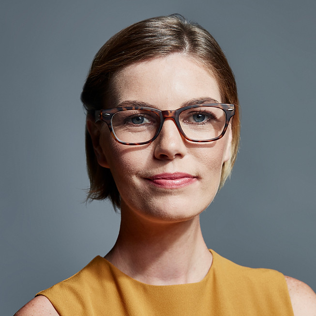 Professionelles Bewerbungsfoto einer Frau