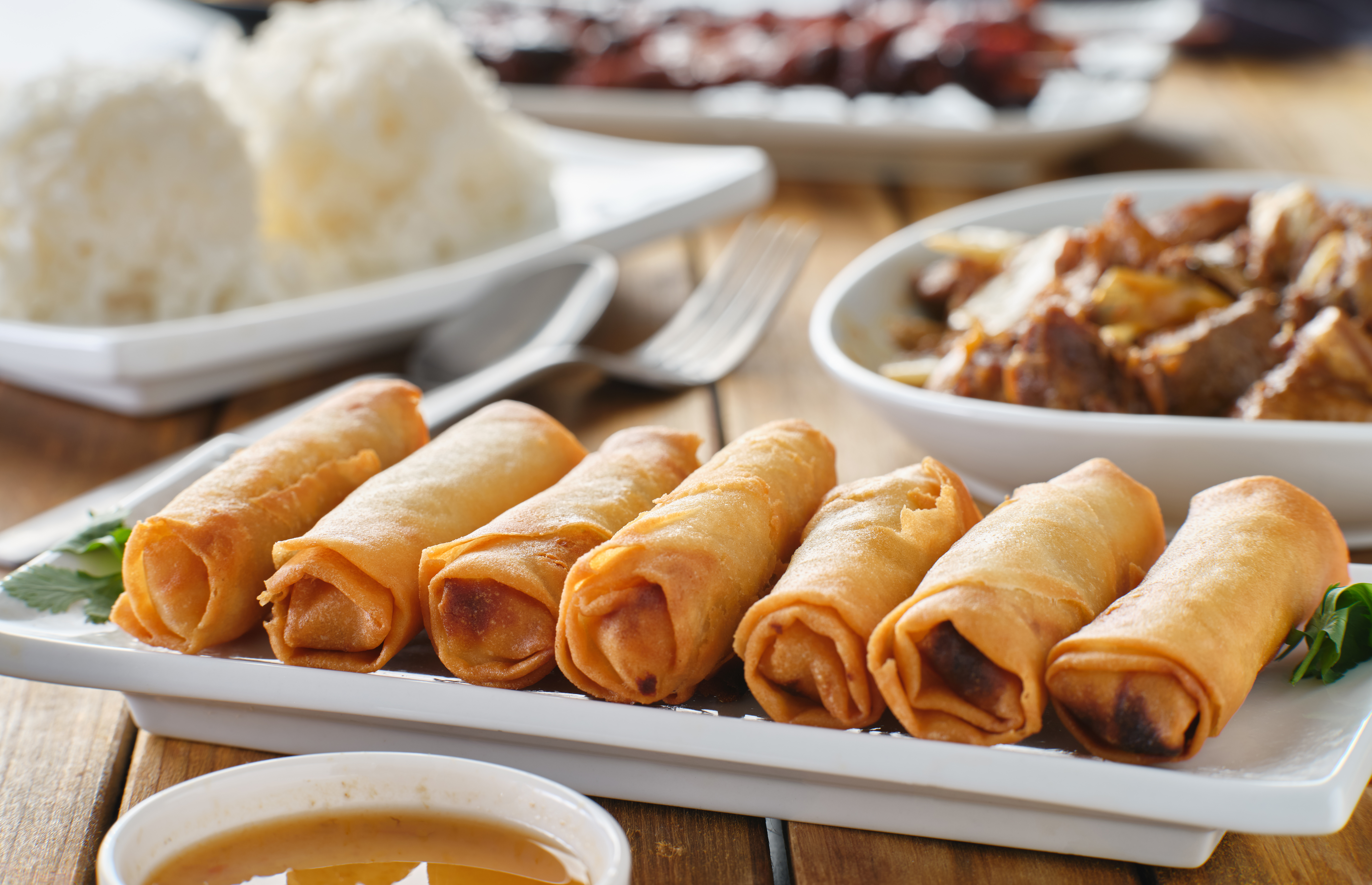 Arranged Food and Objects