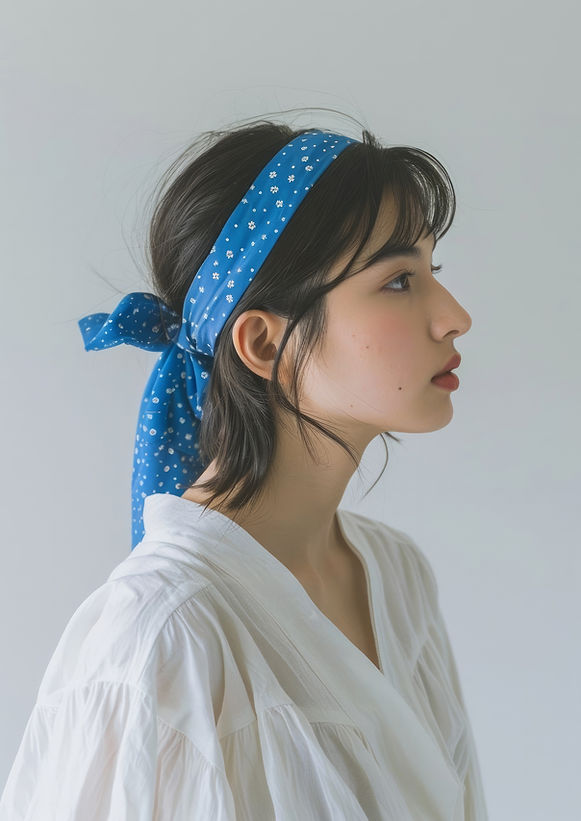 Woman With Blue Headband