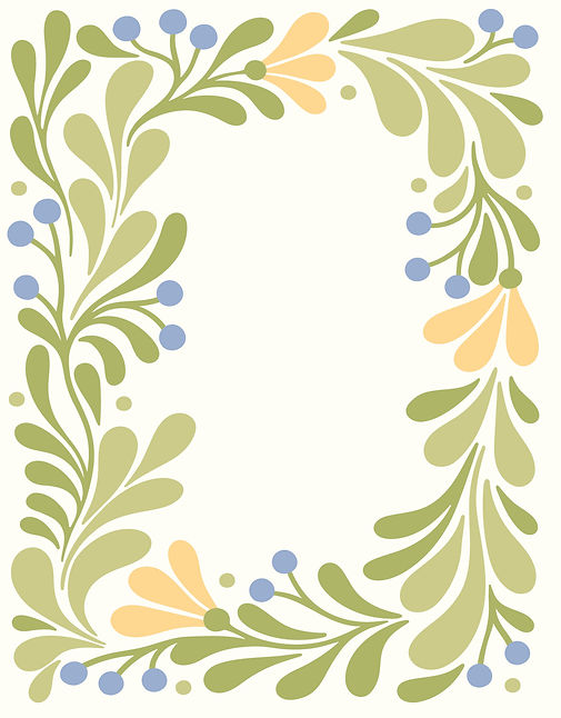 Floral Border Illustration