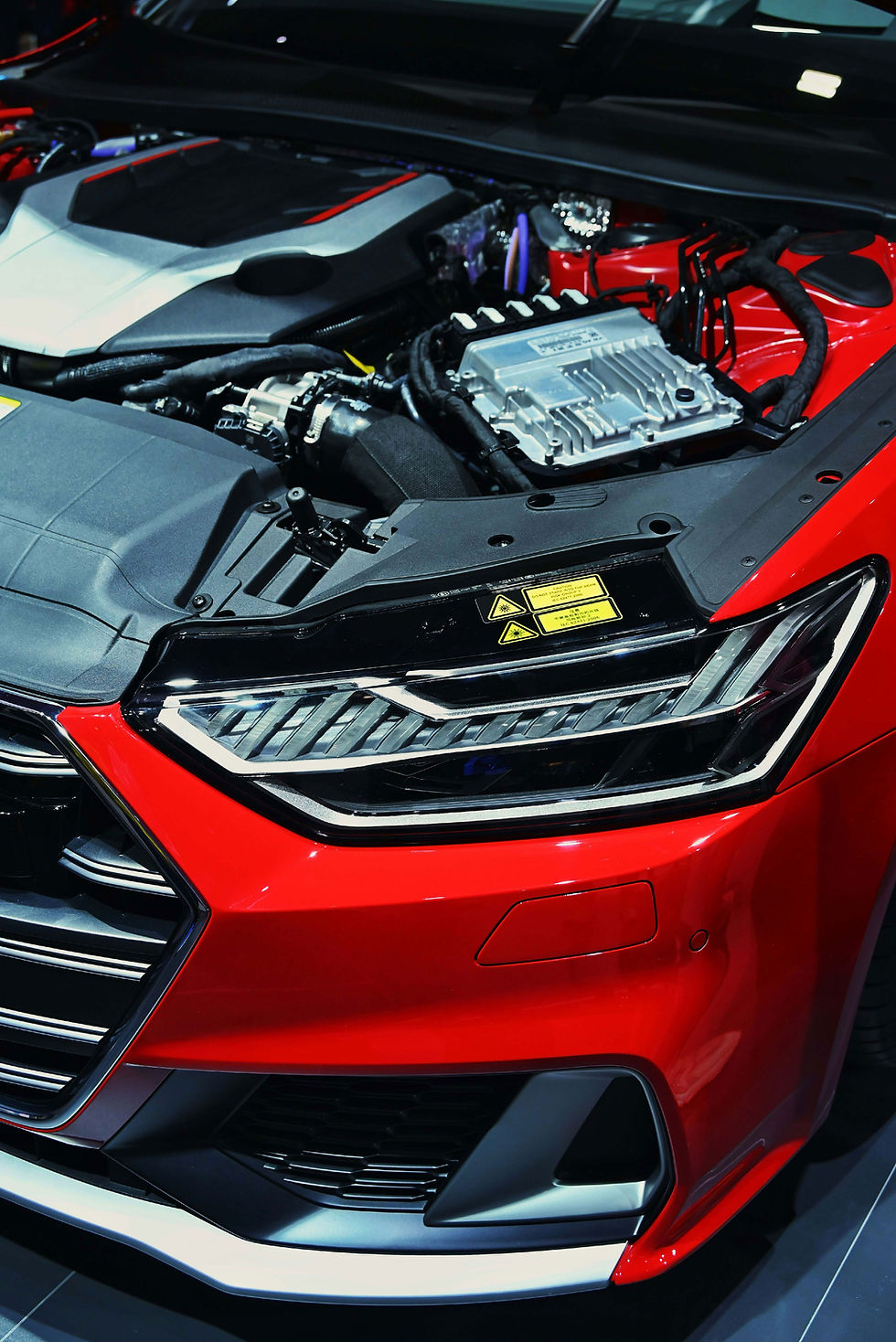 Car Engine Close-Up