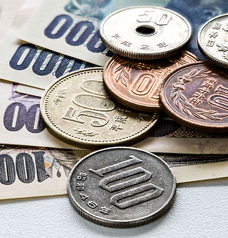 Yen Bills and Coins