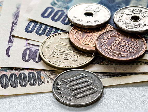 Yen Bills and Coins