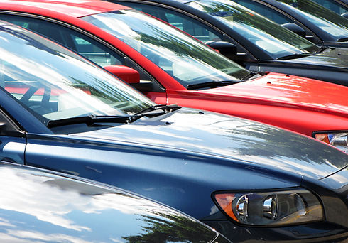 Row of cars