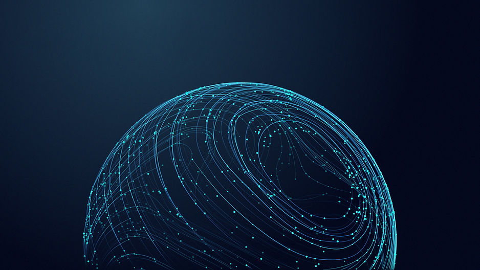 Abstract Digital Sphere