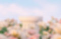 Podium and Flowers