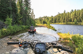 Driving ATV through Water
