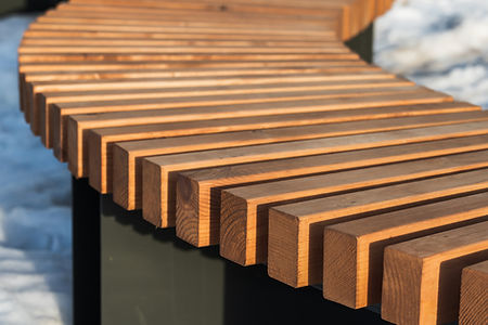 Banc en bois