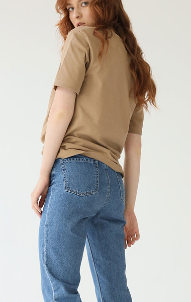 Model in Casual Clothing