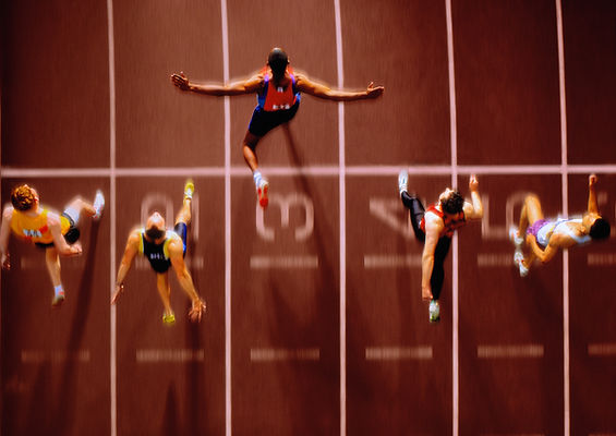 Track Finish Line Race