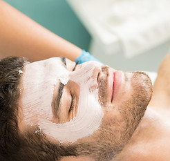 Man Getting a Facial