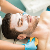 Man Getting a Facial