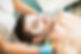 Man receiving facial treatment