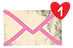 Enveloppe avec notification d'amour