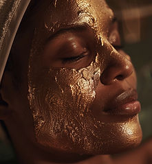 Gold Face Mask
