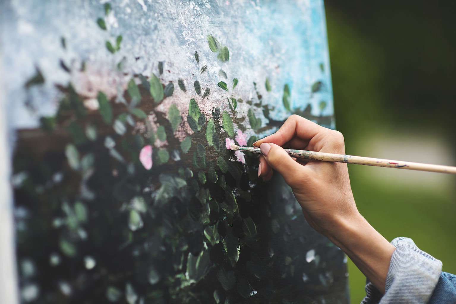 Pittura su tela