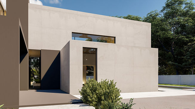 Maison moderne en béton