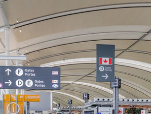 a Canadian aiport terminal