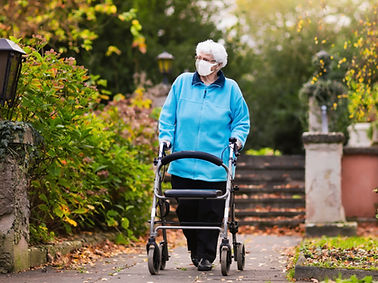 Elderly Woman Walking