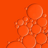 Orange Oil Bubbles