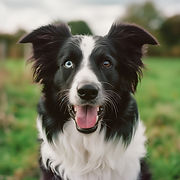 Border Collie preto e branco