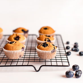 10. Healthy blueberry muffins