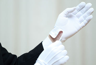 白手 白手袋 (男性 仕事 ビジネスマン 鑑定士 鑑識 運転手 質屋 調査 犯罪 警察 査定 葬儀)