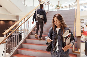 At the university