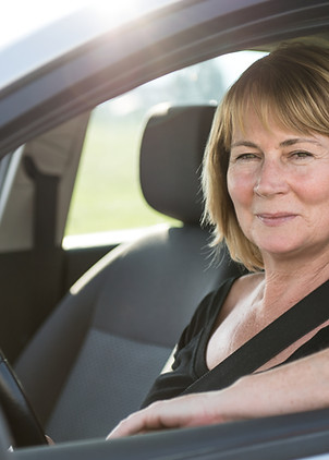 Senior Woman Driving